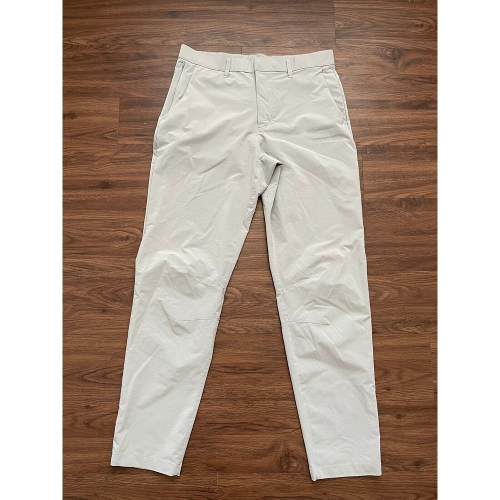 Fabletics Pants Mens M Gray The Only Pant Performance Stretch Chino Golf